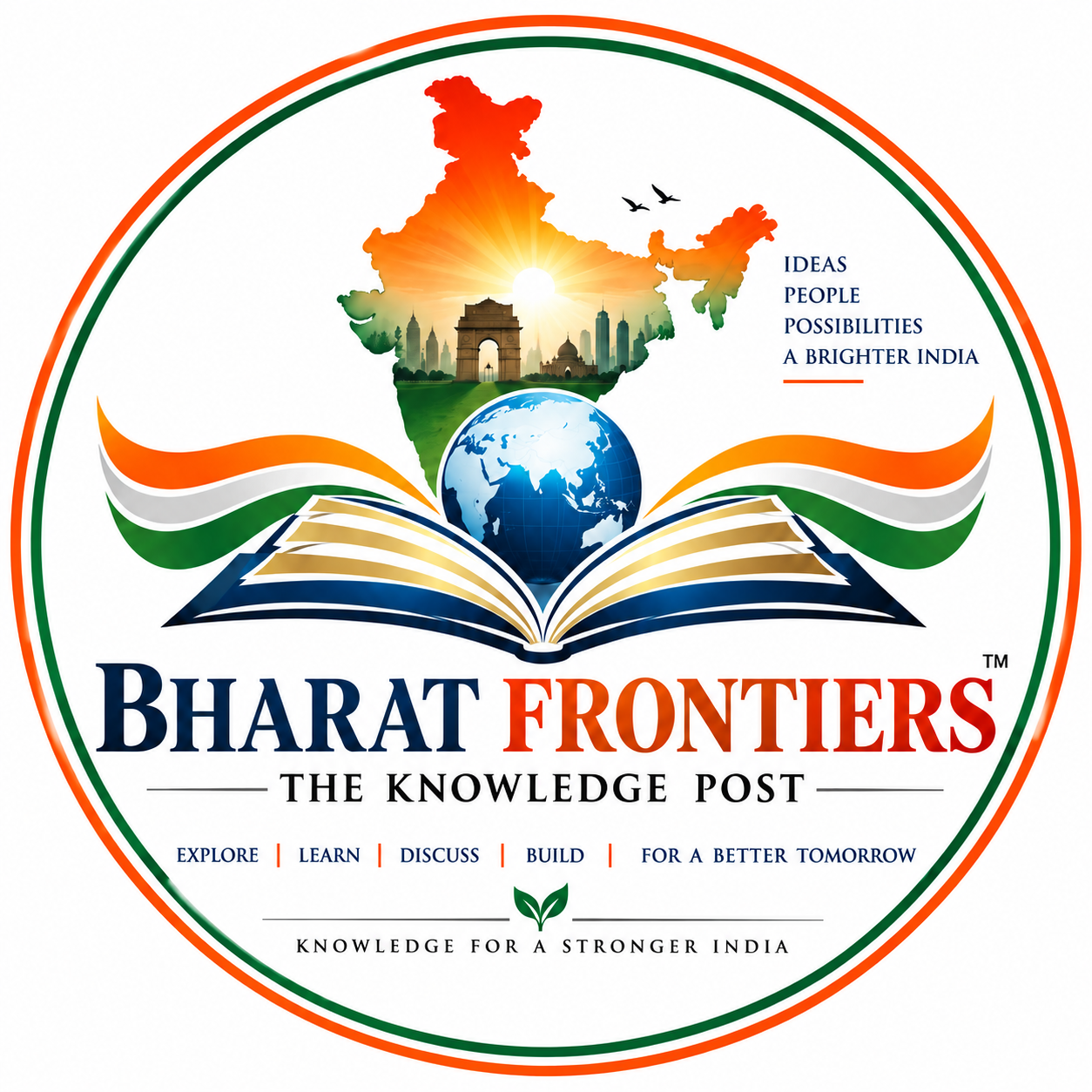 BHARAT FRONTIERS official logo